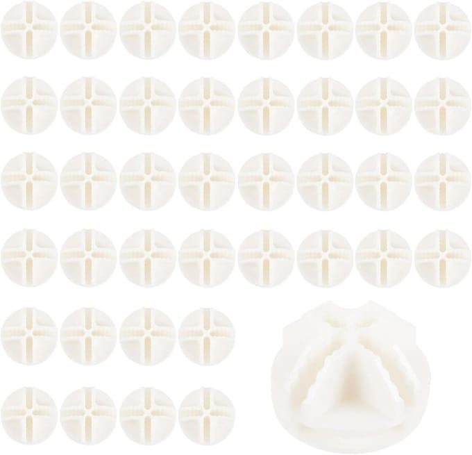 Draadgaas Kubussen - Opbergmodules - Modulaire Opslag - Versterkte Connectoren - 40 Stuks - Wit