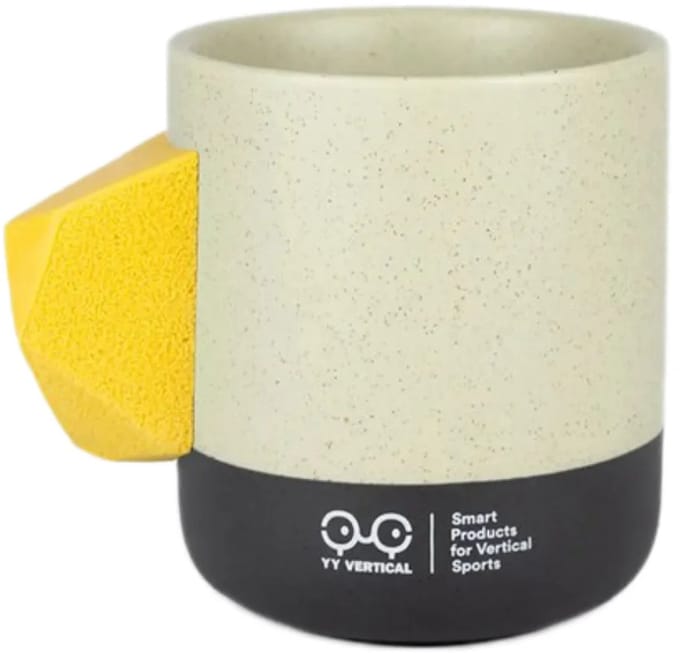 Klimmok Climbing Mug Evo – voor gepassioneerde klimmers – Indoor geel