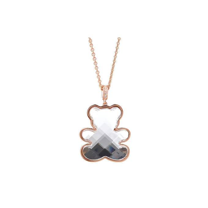Collier Ours 3D Swarovski Collier Femme Blanc 5345685 Box (Random Color) white