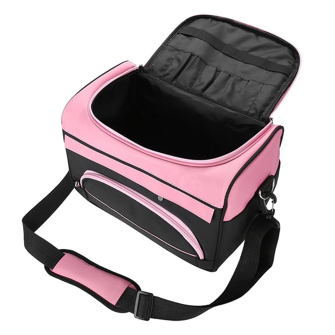 Grote Capaciteit Pro Kappers Haarapparatuur Salon Tool Draagtas Reisopslag Roze pink