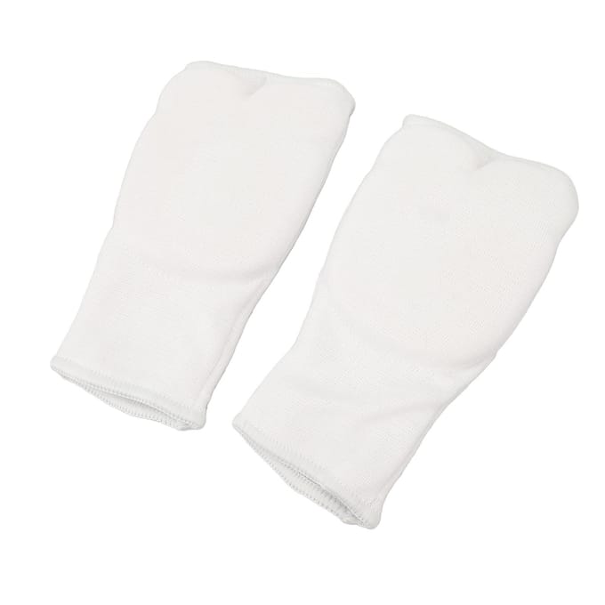 Bokshandschoenen Ademend Elastisch Draagbaar Gewatteerd Kickboksen Binnenschoenen voor Karate Vechtsporten Wit wit