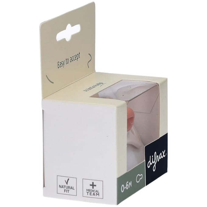 Difrax fopspeen little venture 0-6 maanden Light Pink unisex