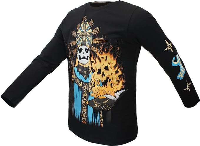 Ghost The Burning Longsleeve T-Shirt - Officiële Merchandise - M