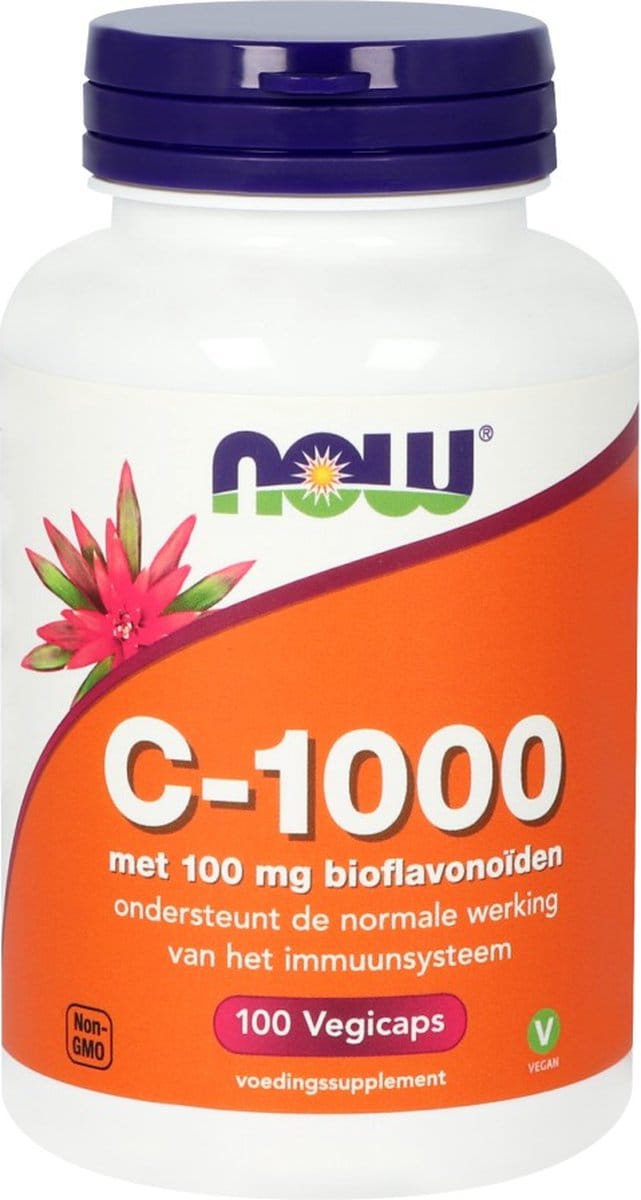 Now Foods - Vitamine C-1000 - Met 100 mg Bioflavonoïden -  Vegicaps