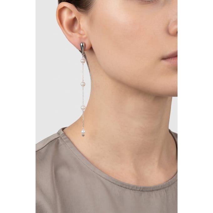 PURELEI Dewdrop Ohrringe Silver Größe: OS | Ohrringe Outlet | Damen | Grau