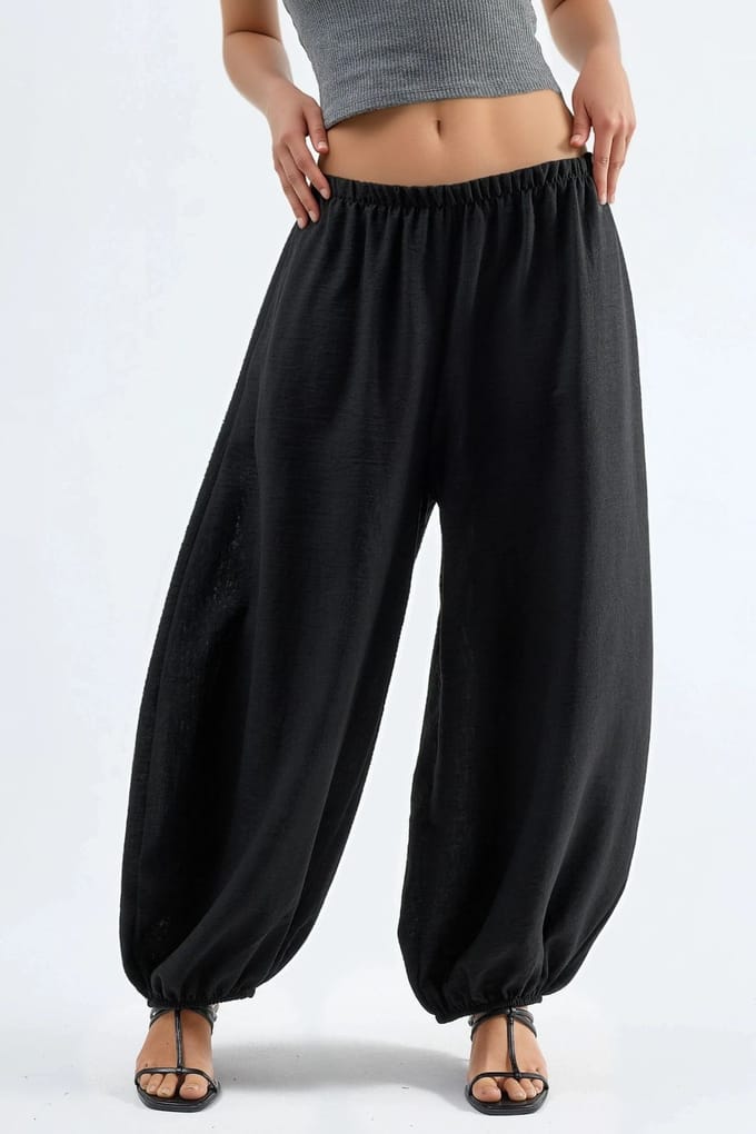 Lage Taille Baggy Fit Joggingbroek