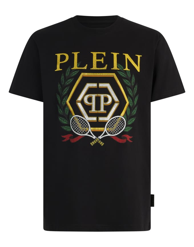 Round Neck T-Shirt Tennis Crest