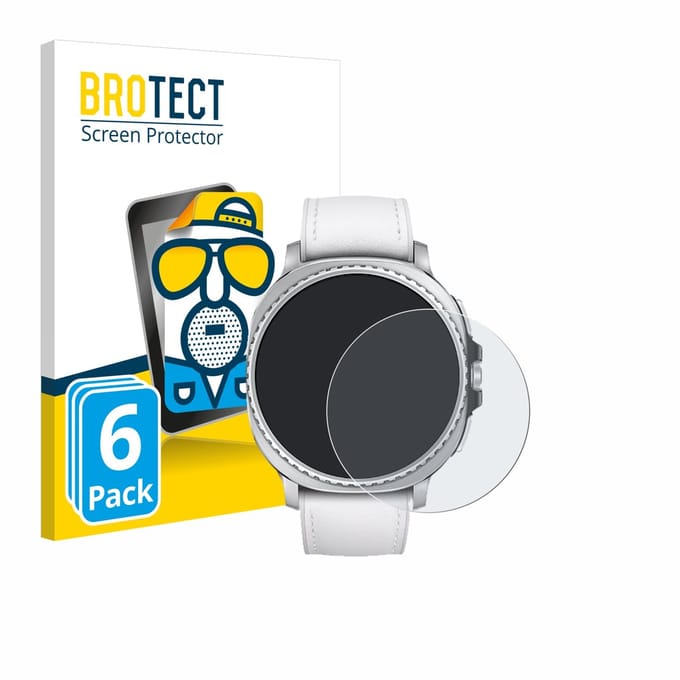 BROTECT - Screenprotector voor Samsung Galaxy Watch 8 Classic (46 mm) - Folie Beschermfolie matte 6 Stuks