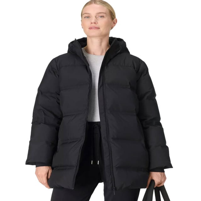 Sweaty Betty Nimbus Mid Waterproof Puffer ZWART - Maat L