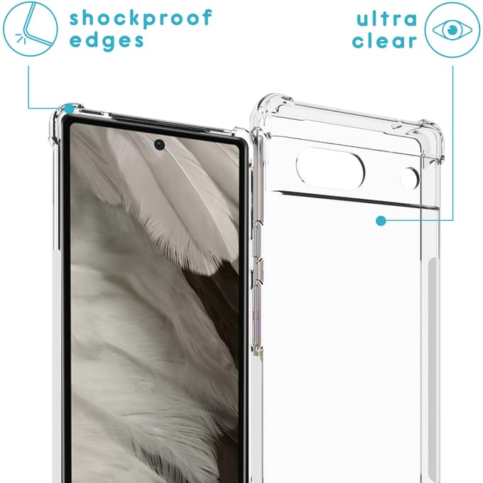 imoshion Hoesje - Geschikt voor Google Pixel 7a - Backcover met koord - Zwart
