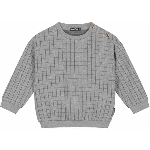 Sweet Petit peuter sweater Vic Mid Stone Melange 92 heren