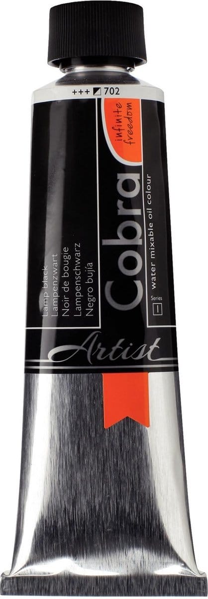 Cobra Artist Olieverf Tube 150 ml Lampenzwart 702
