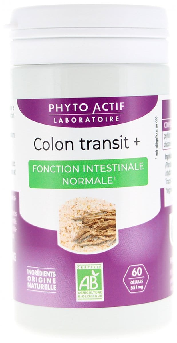 Phyto-Actif Colon Transit + Normale Darmfunctie Bio 60 Capsules