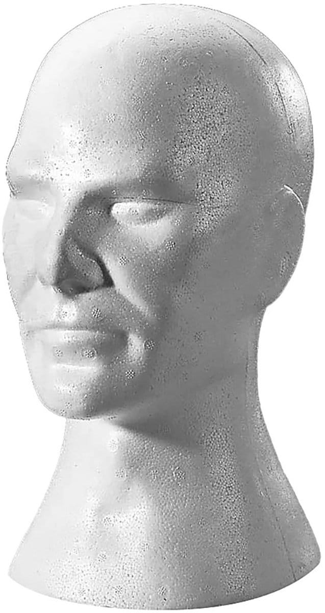 Pruikenhoofd Man