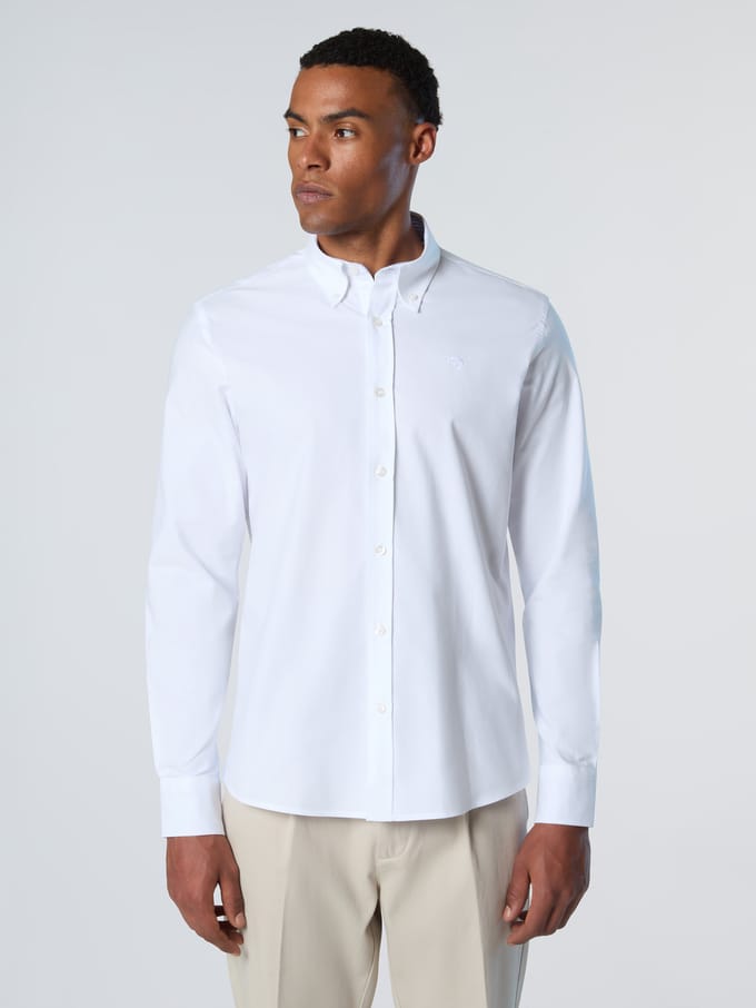 North Sails Oxford Overhemd Met geborduurd logo