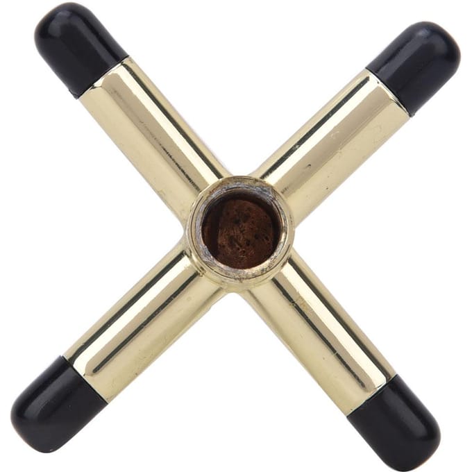 Metaal Duurzaam Antislip Biljart Snooker Pool Keu Steun Brug Hoofd Houder Biljart Accessoire(Kruis beige