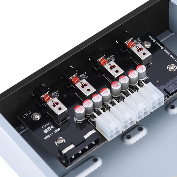 HDD Power Control Switch Harde Schijf Selector SATA Schakelaar voor Desktop PC Computer