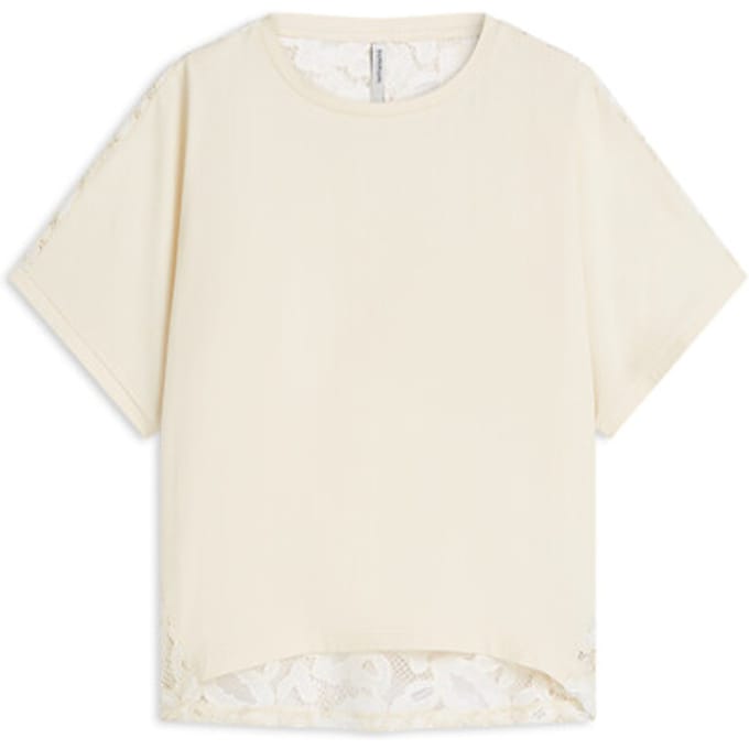 Summum top crochet back 3s5324-30789 122 ivory