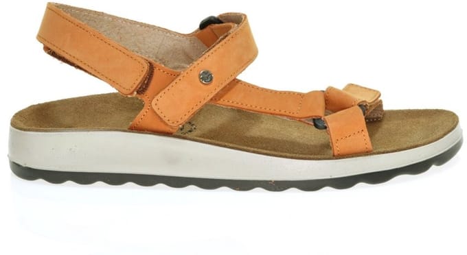 Cognac Lederen Sportieve Sandaal Flyflot maat 35