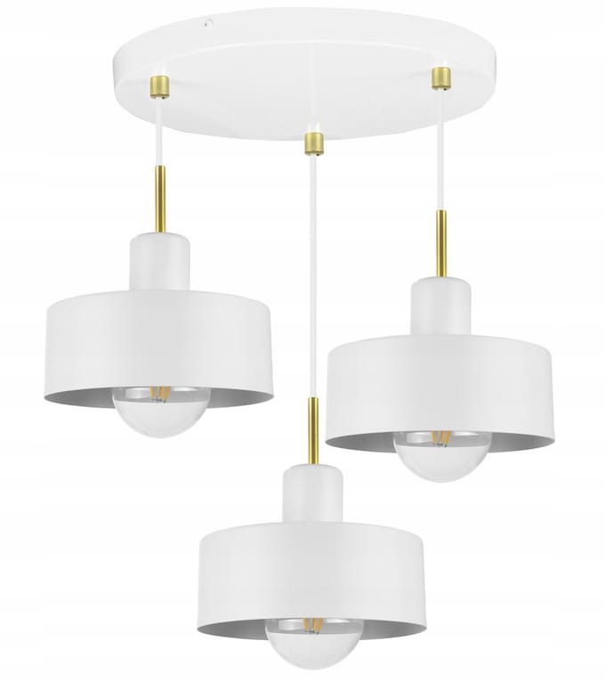 Light-Home BARCELONA - Hanglamp 3-Lichts - Metaal Design - Hoogte Verstelbaar - E27