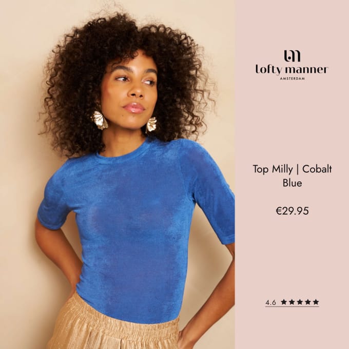 Top Milly | Cobalt Blue