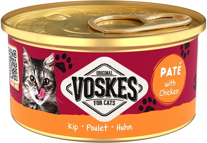 Voskes Paté Kattenvoer - Tonijn - 24 x 85 g