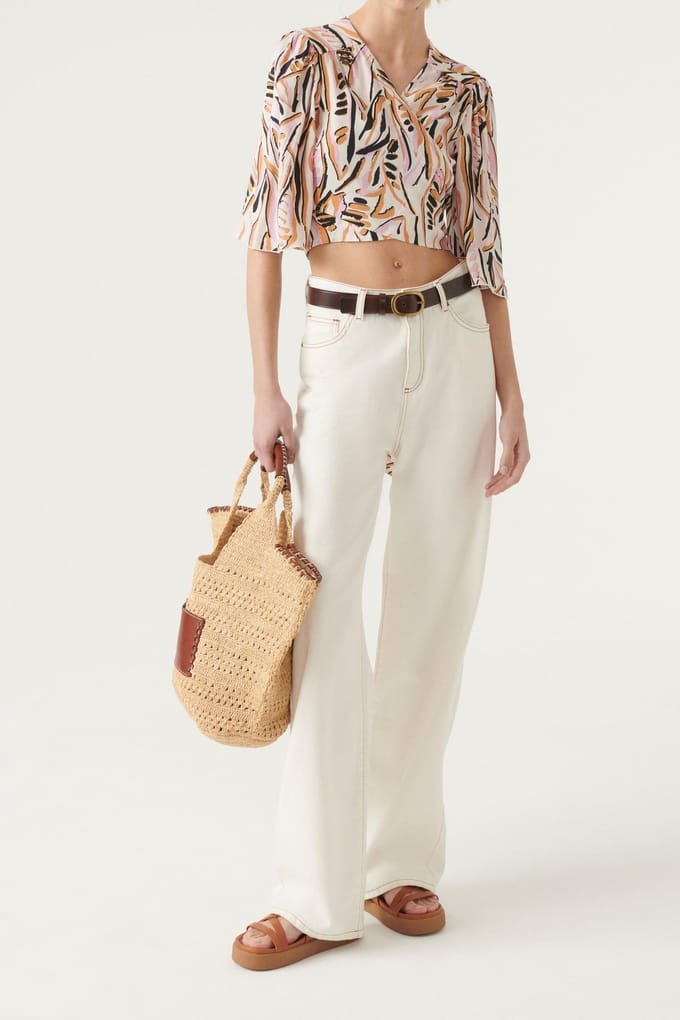 BA&SH Top Tonka Rose Maat: S | Blouses Outlet | Dames | Roze