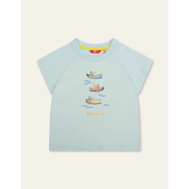 Oilily Tristan T-Shirt- maat110/5yr Surf Spray
