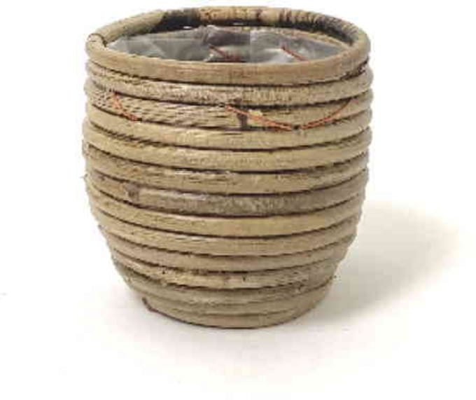 Van der leeden - Rotan ronde mand stripe