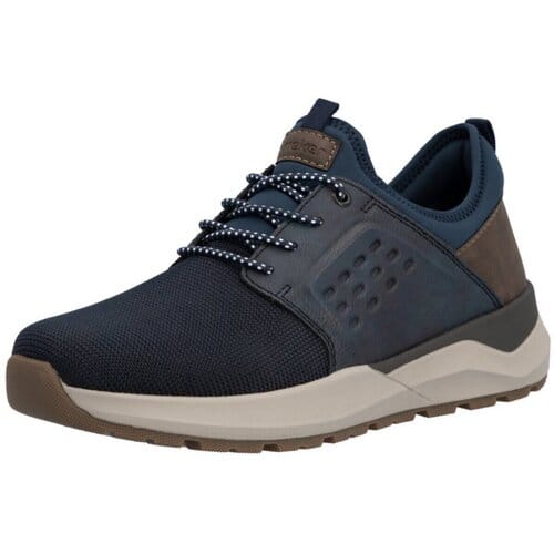 Rieker Heren Slipper Extra Wijd Elastiek 06058-14 Blauw