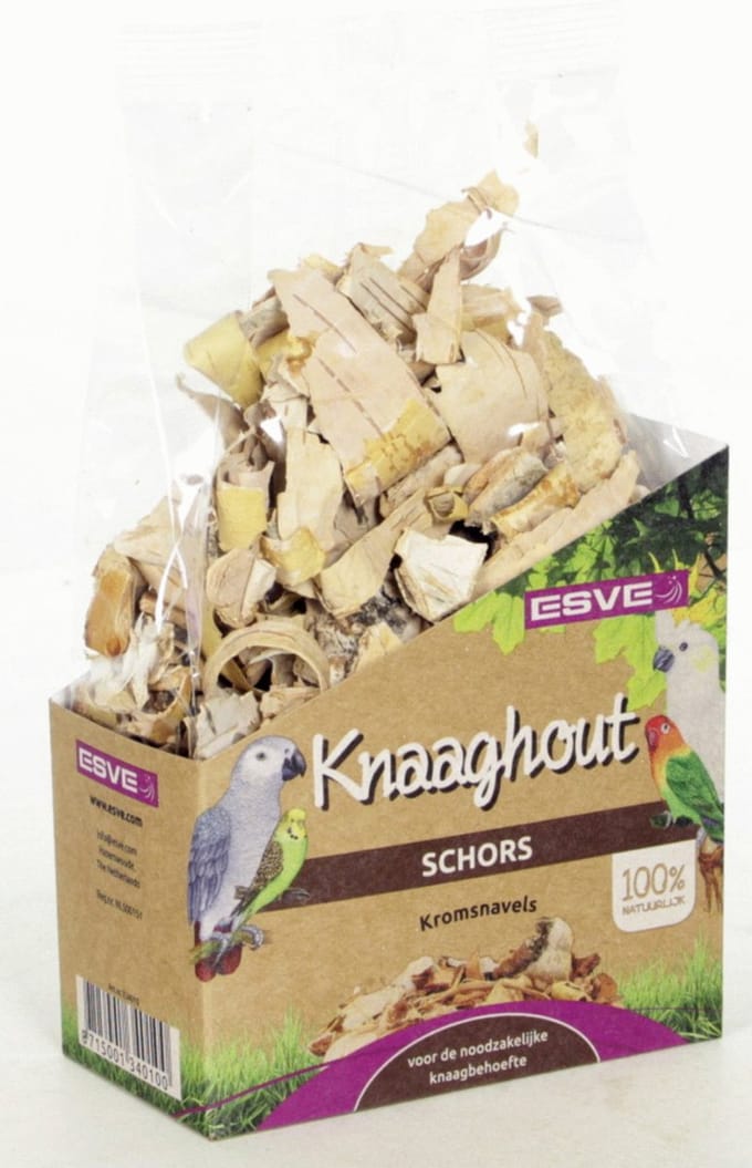 Esve Knaaghout Schors Vogels - Vogelsupplement - 120 g