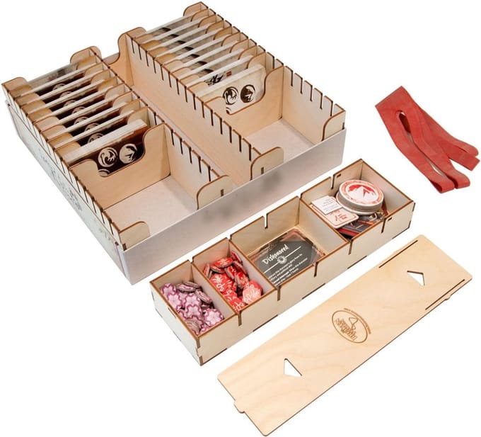 Kaartspel Organizer - Bewaarbox Spel - Kaarten Sorteren - Compact Ontwerp - 25x25x5 cm