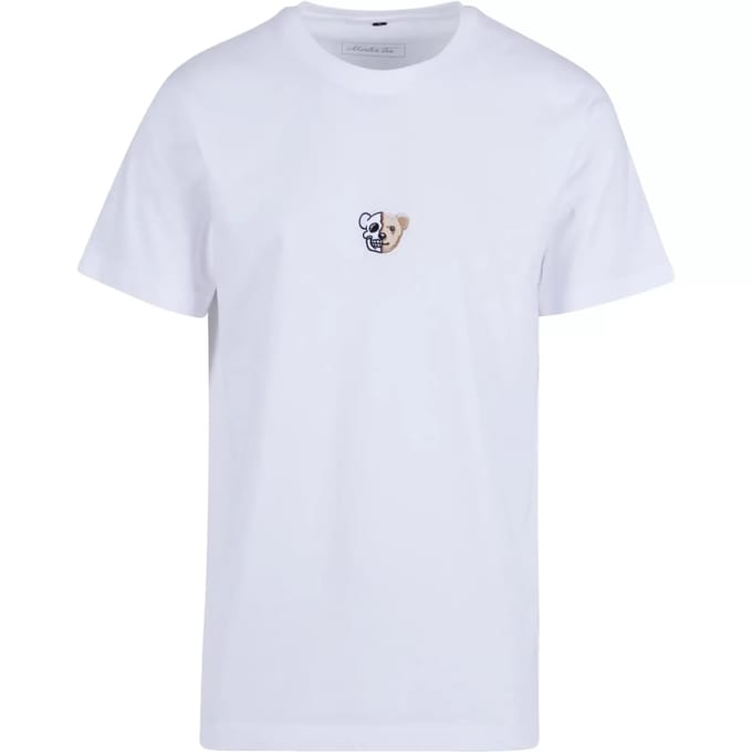 Mister Tee - Skull Bear Heren Tshirt - S - Wit