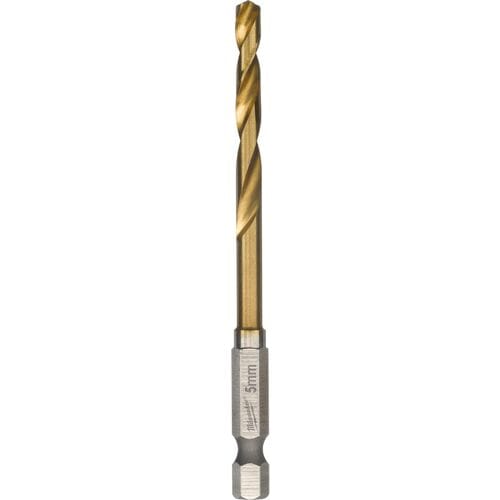 Milwaukee Metaalboor Shockwave HSS-G Tin Red Hex Shockwave HSS-G TiN Red Hex 5 mm - 1 st - 48894712