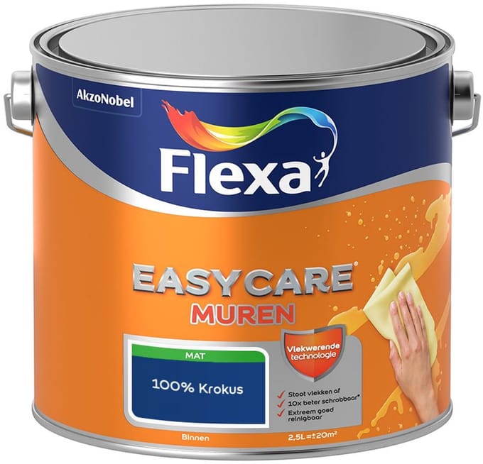 Flexa - Easycare Muren - 100% Krokus - Mengverf - 2,5 L