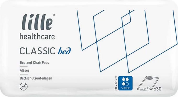 Lille Classic Bed Super 60 x 60 cm - 12 paquets de 30 protections