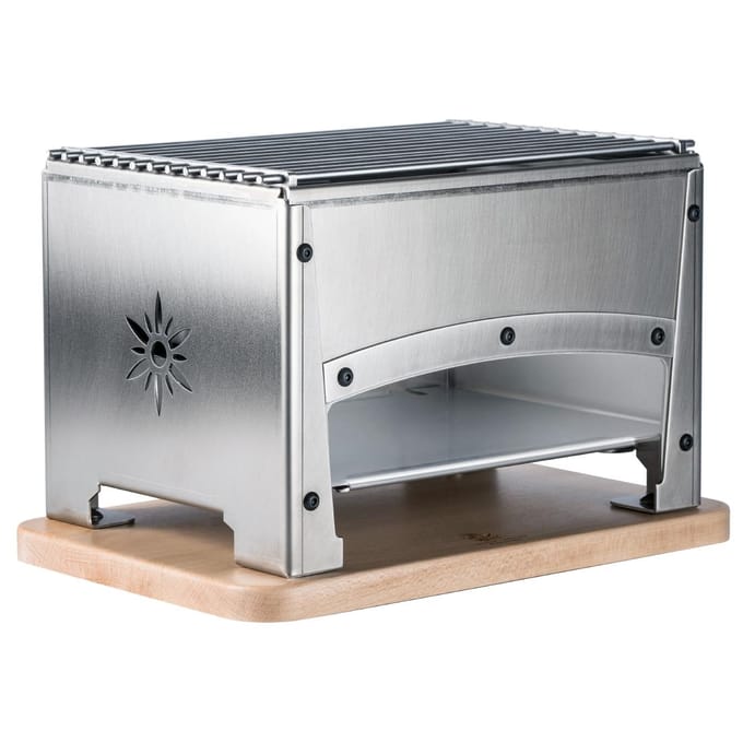 Tafelbarbecue op houtskool 33x22cm - tellier - brasi-f