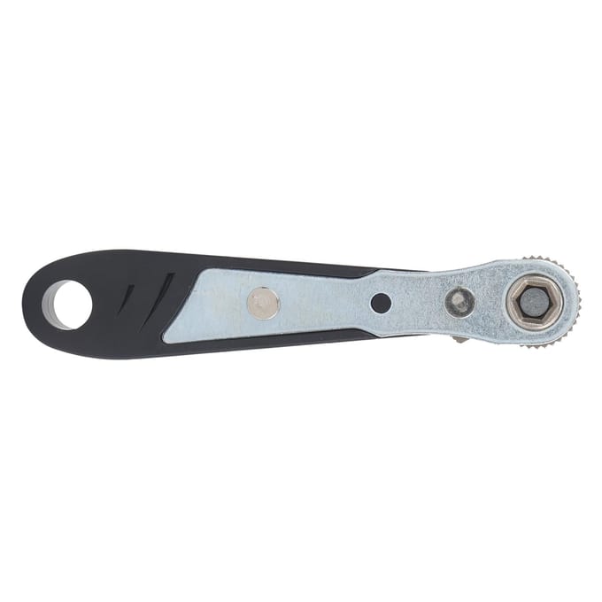 Mini Ratelsleutel 1/4in Zeskant Dopsleutel Sleutel Moersleutel Schroevendraaier Gereedschap Handgereedschap black