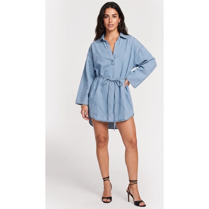 ARKET Dylan Denim Twill Tunic Blue Taglia: S | Abiti in T-Shirt Outlet | Donna | Blu
