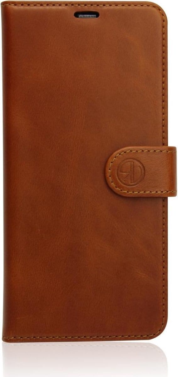 Rico Vitello Leren Book Case Geschikt voor Apple iPhone 11 pro Max Lichtbruin