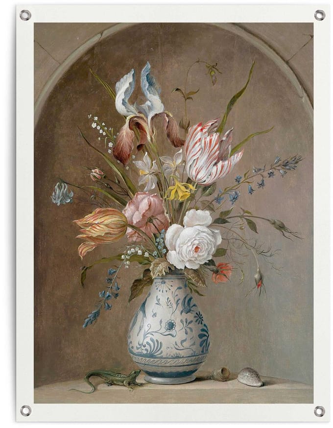 Tuinposter Van der Ast - Stilleven - 80 x 60 - Canvas - REINDERS
