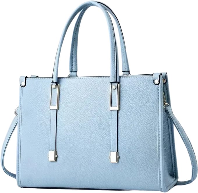 Nivard Handtas Dames - Schoudertas - School - Shopper - Schooltas - Werktas - Blauw