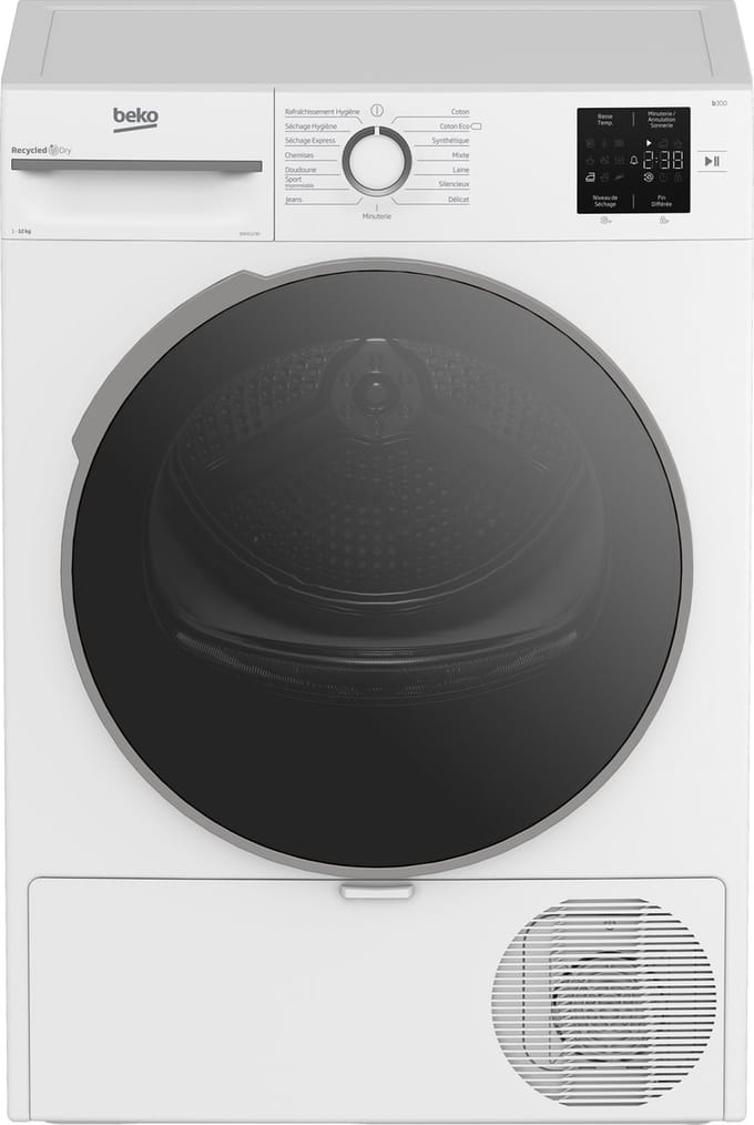 BEKO D0H11230 Warmtepompdroger 12 kg Franse display