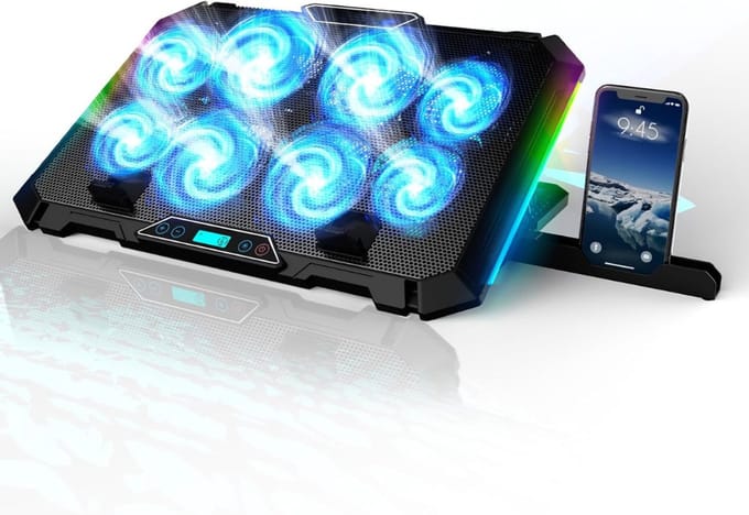 Laptop Cooler - Laptop Stand - Laptop Verhoging - Standaard - Cooling Pad - Zwart