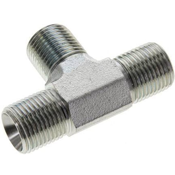T-Fitting G1/2'' Buitendraad Staal 350bar (4917,5psi)