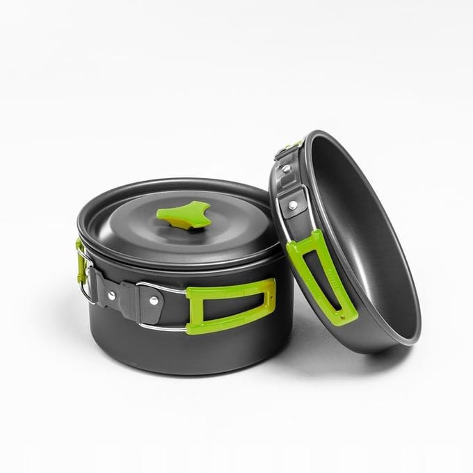Merkloos Kampeer Kookgereiset - Lichtgewicht en compact