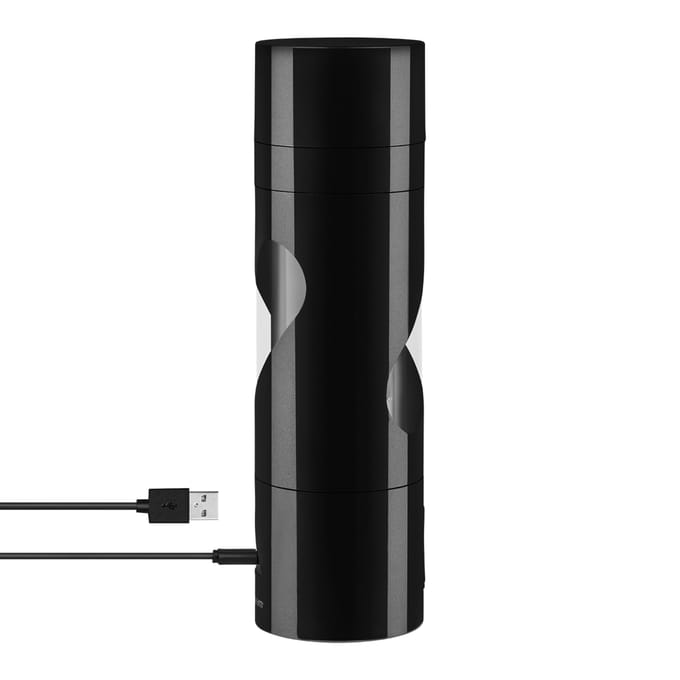 Pipedream - Rechargeable Roto-Bator Mouth - Masturbator Mouth Lichte Beige