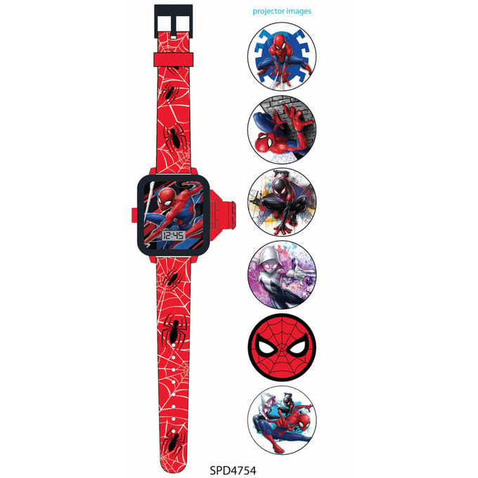 Spider-Man Kinder LCD horloge met pojector