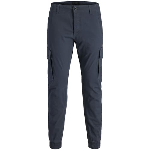 Jack & Jones - Heren Broek Paul Warner Cargo - Blauw - Maat 36/32