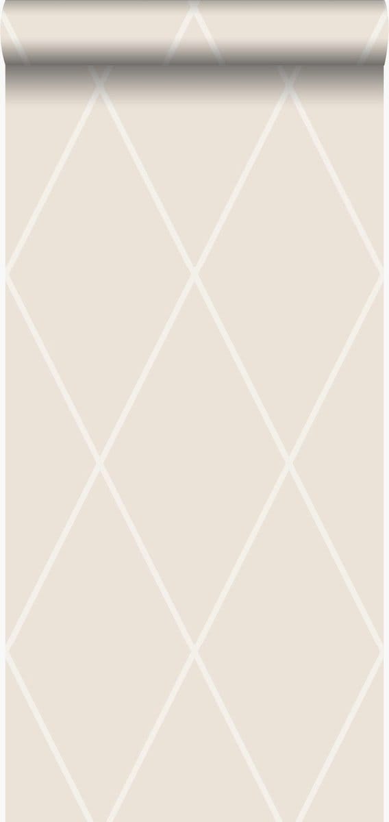 Origin Wallcoverings behang ruiten beige - 53 cm x 10.05 m - 345719